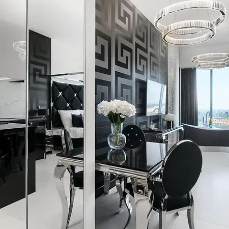 Goldstar Apartament- Wanna Z Widokiem, 18 Pietro, Hanza Tower Apartment *